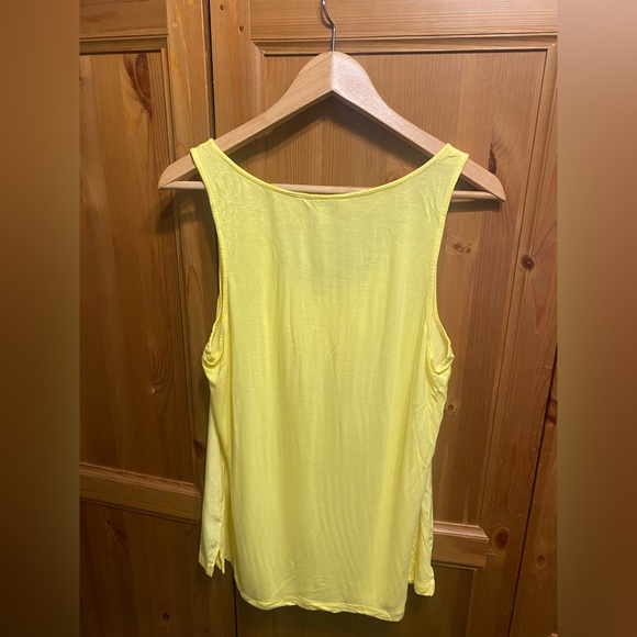 Banana Republic Yellow Tank Top with Bow - Picture 3 of 3
